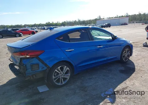 2017 Hyundai Elantra Limited z USA, uszkodzony, nr VIN KMHD84LF6HU077005